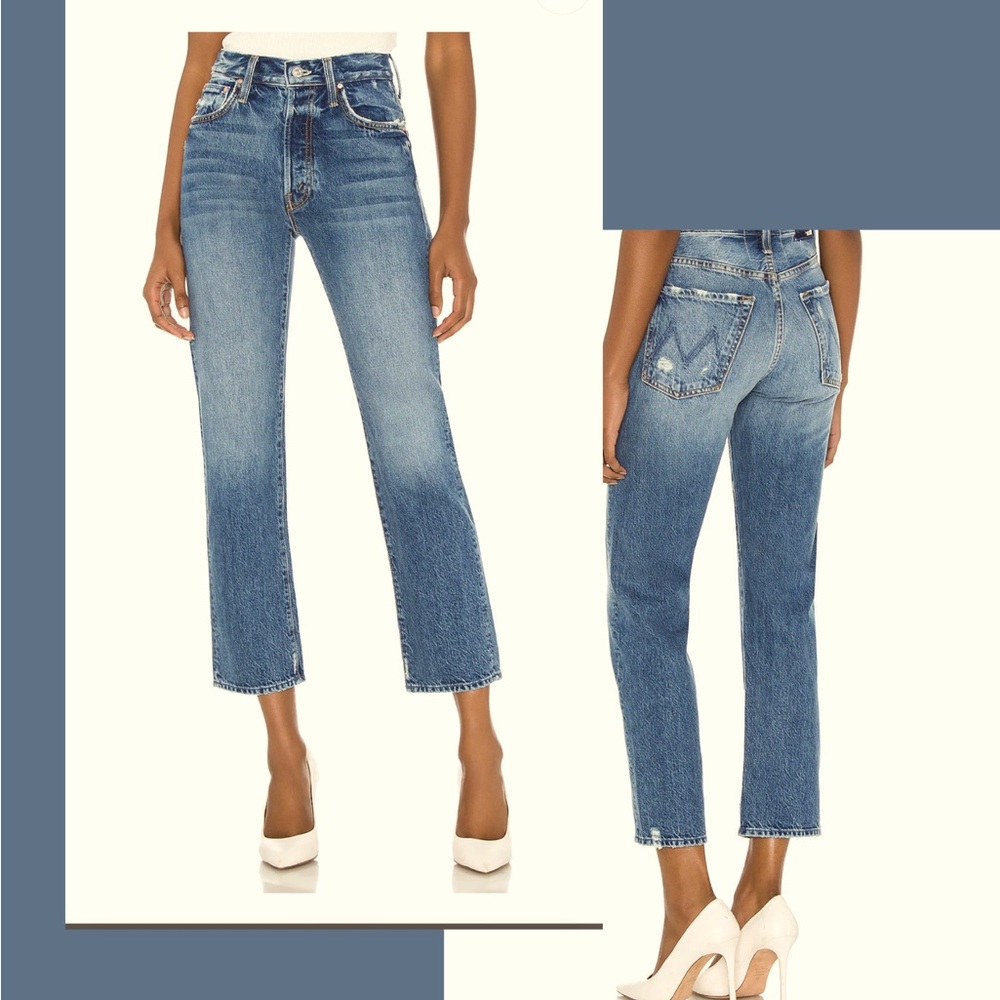 Mother High Waisted Hiker Hover Denim Sz 26